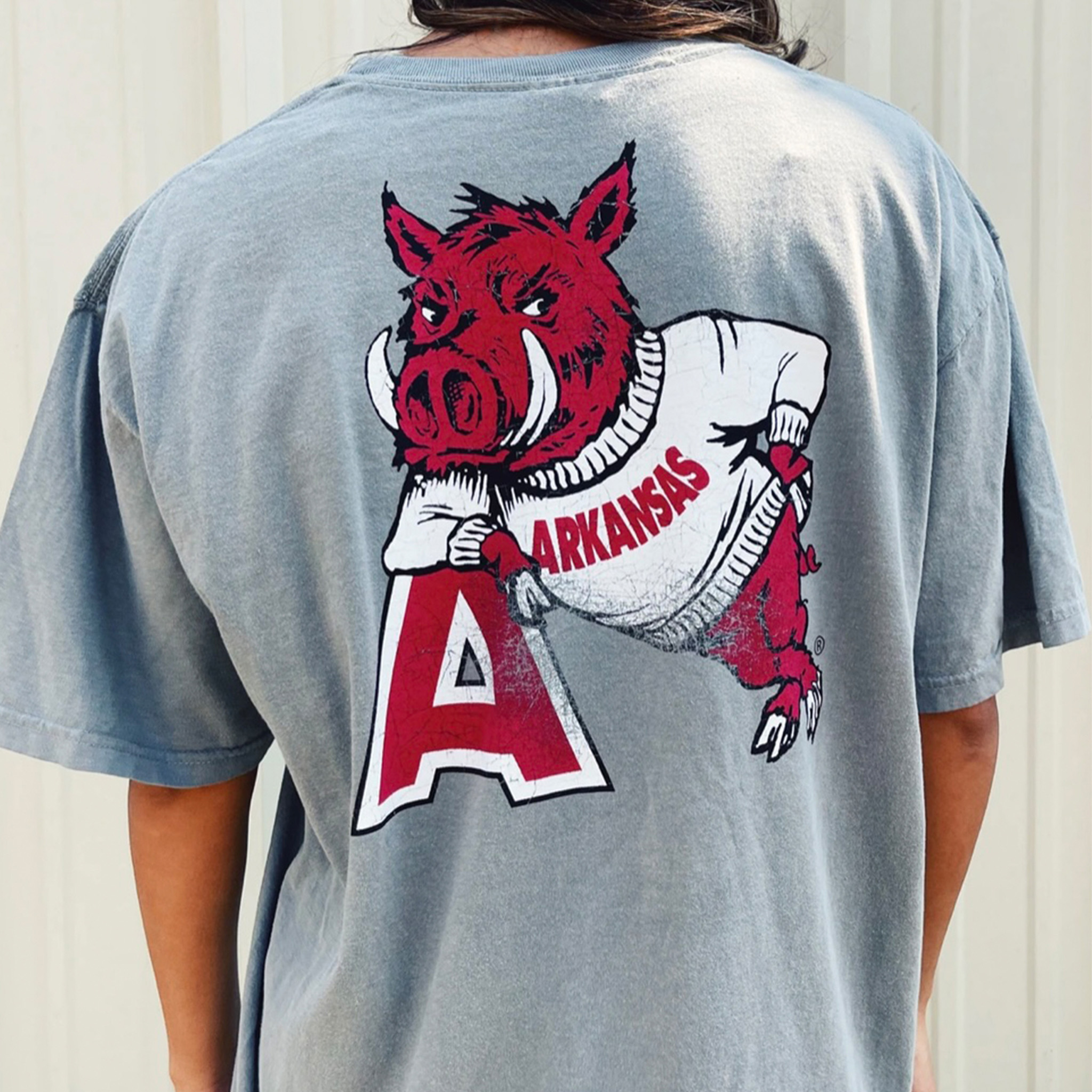 Hog Leaning on 'A' Short Sleeve