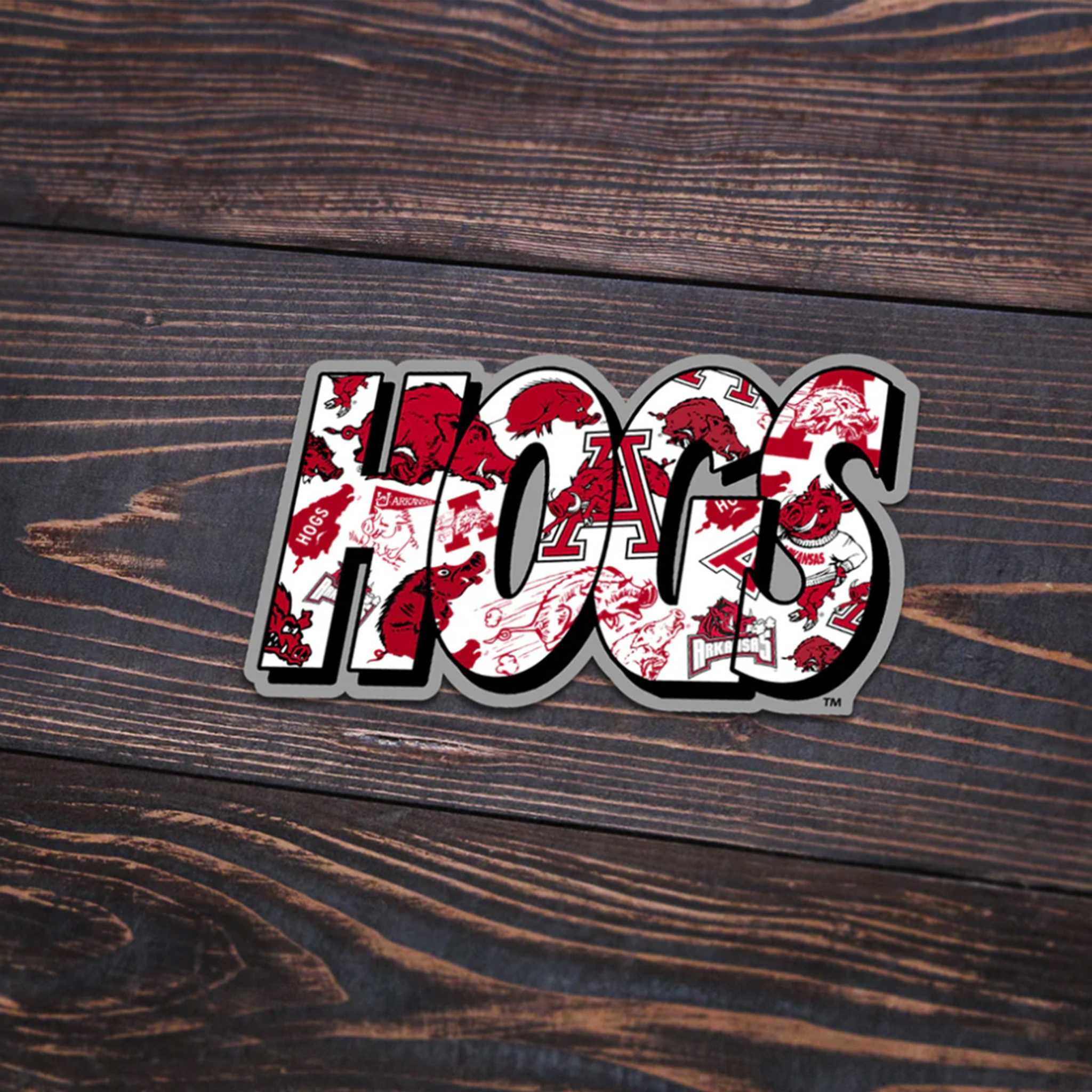 Hog Multi Logo Sticker
