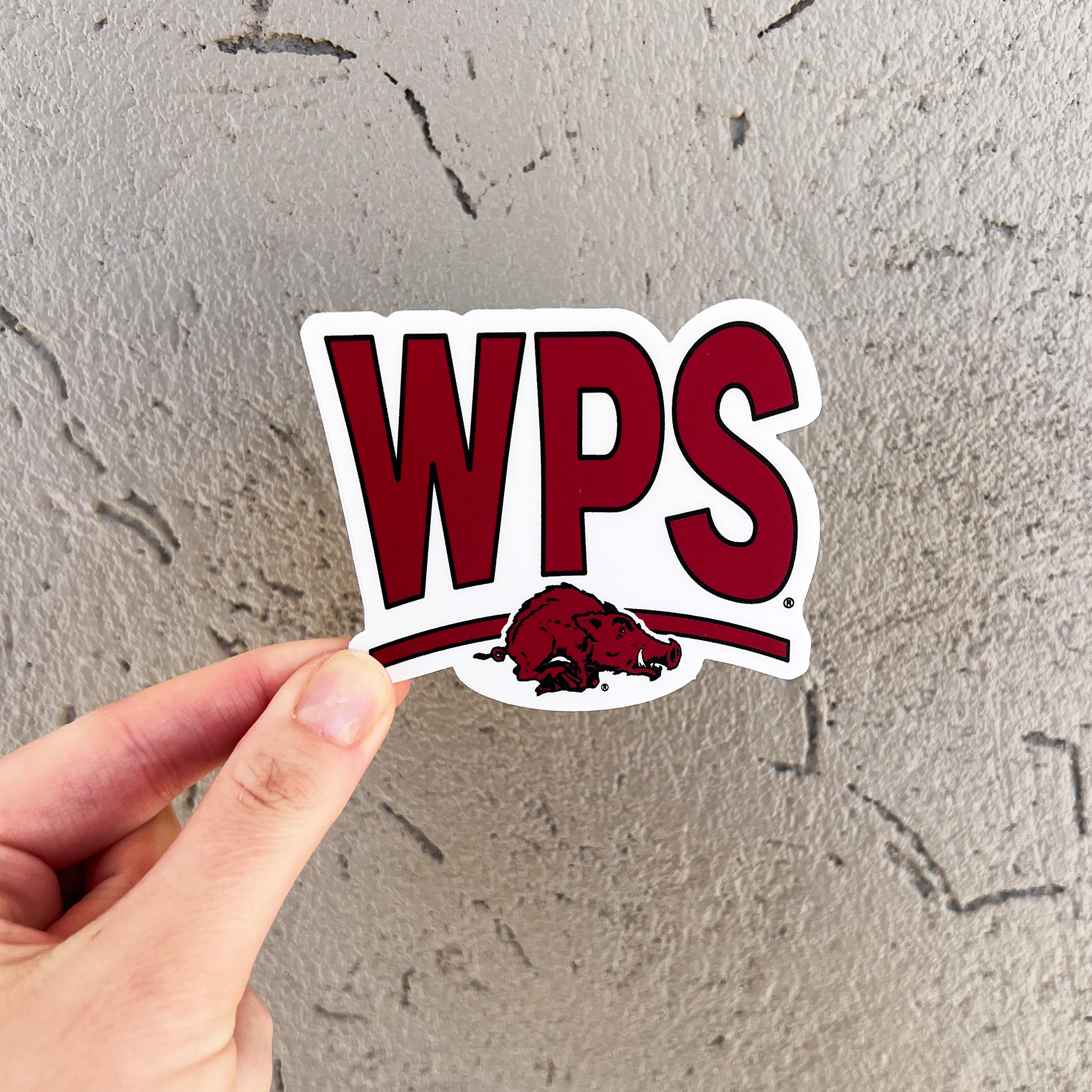 WPS Hog Sticker