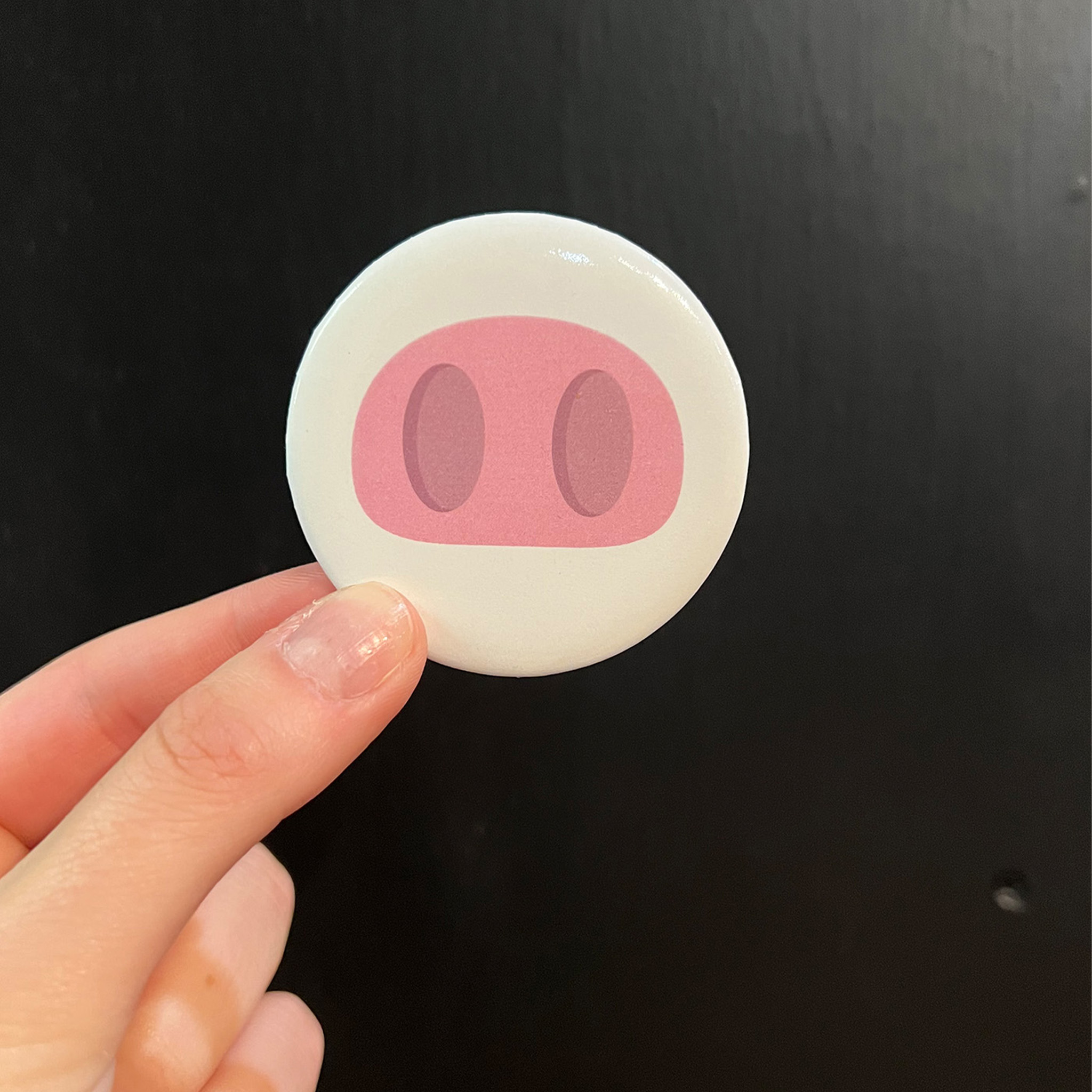 Pig Nose Button