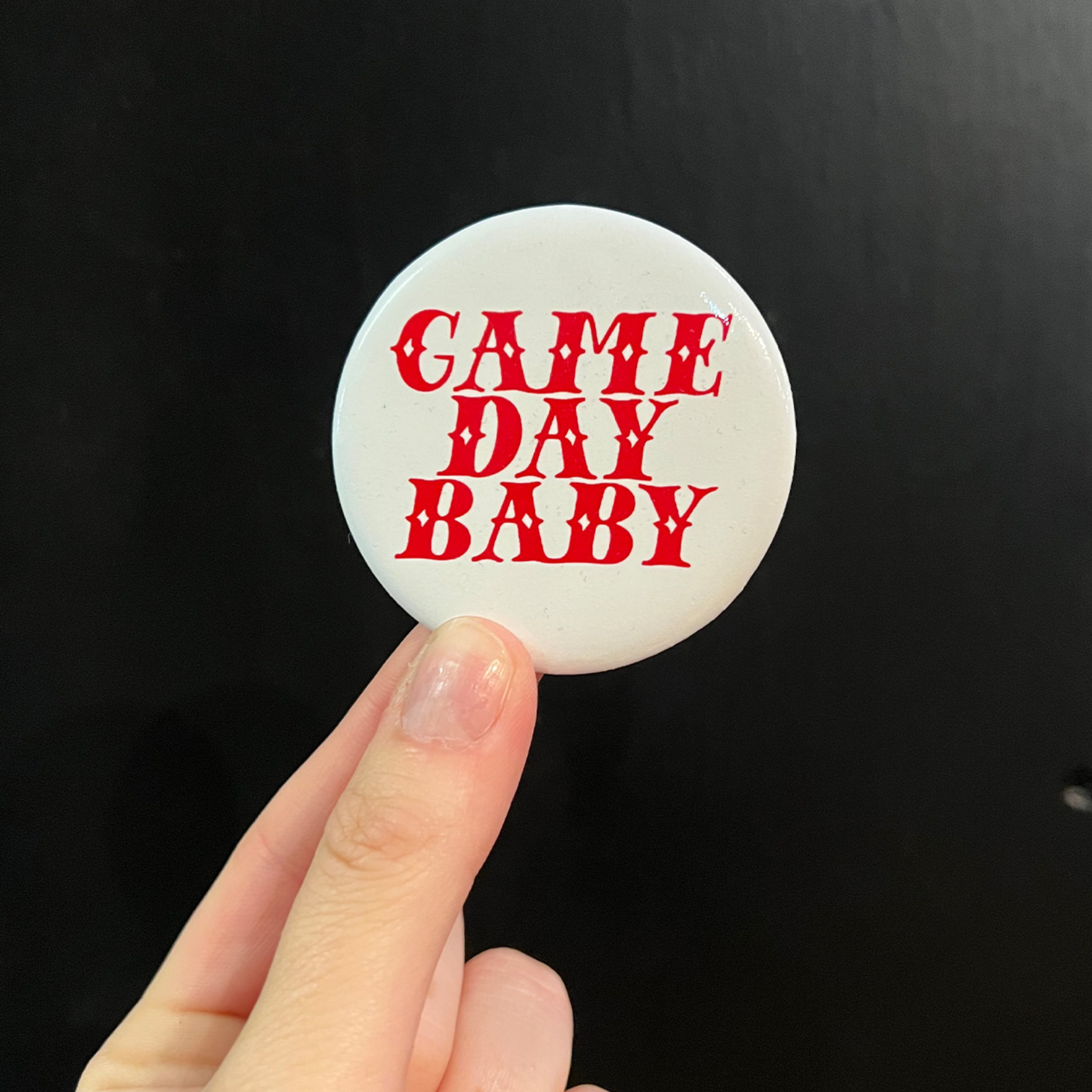 Game Day Baby Button