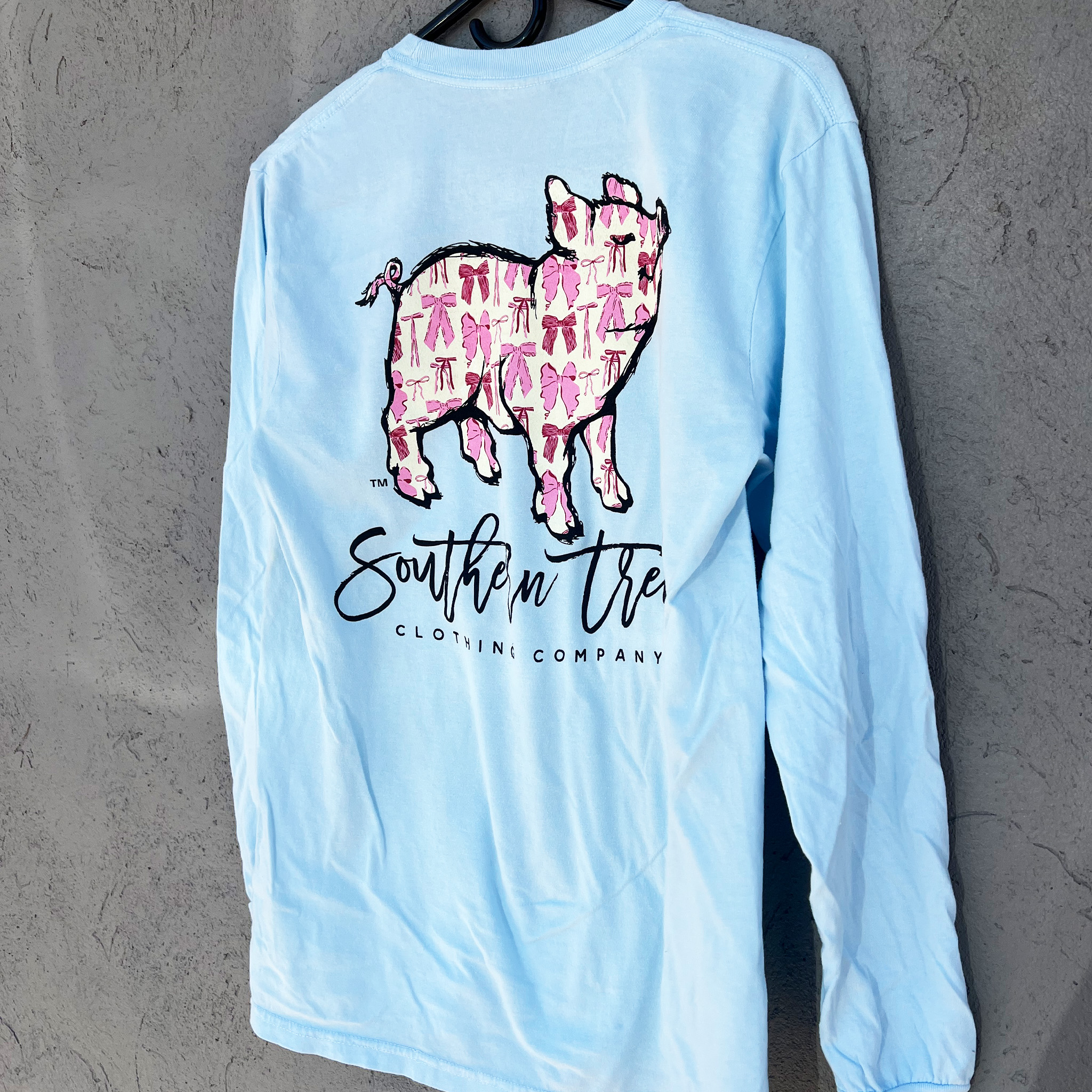 Bow Pig Long Sleeve