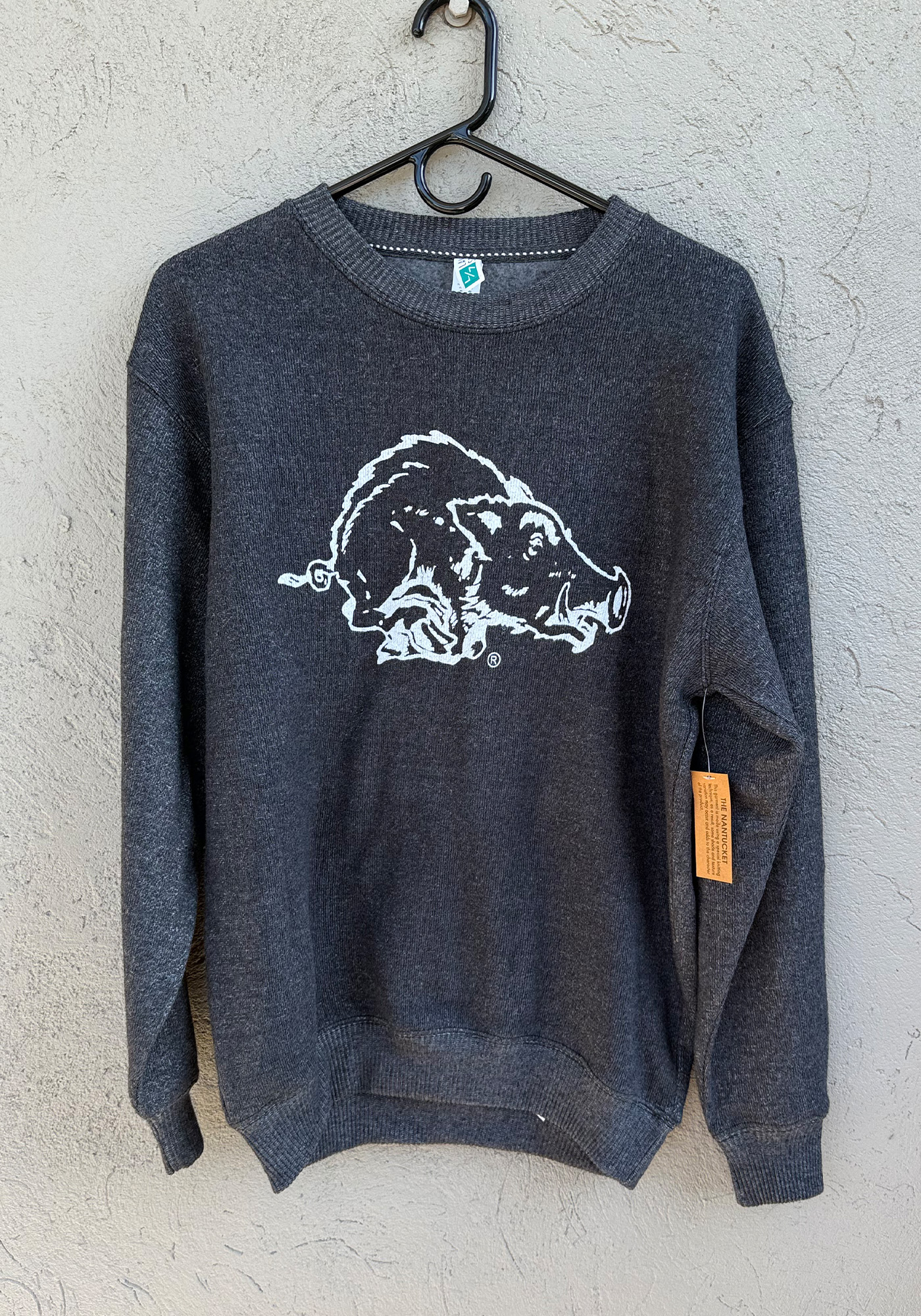 White 70's Hog Sweater